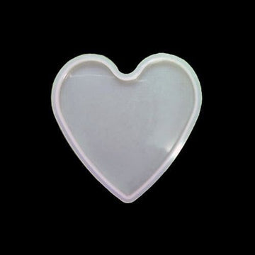 4 inch heart coaster mould