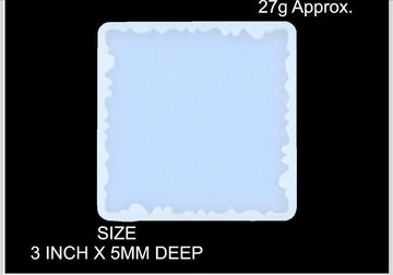 Square agate  3 inch mould
