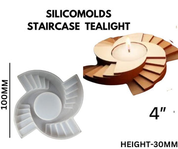 Staircase t-light mould