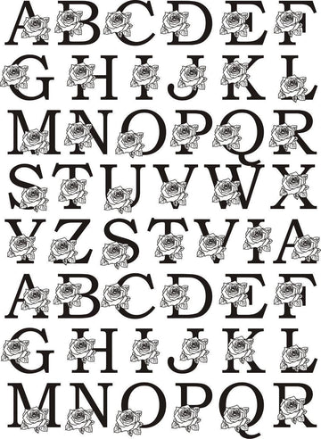 alphabet Insert sheet