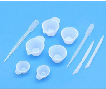 Silicone cup and dropper set