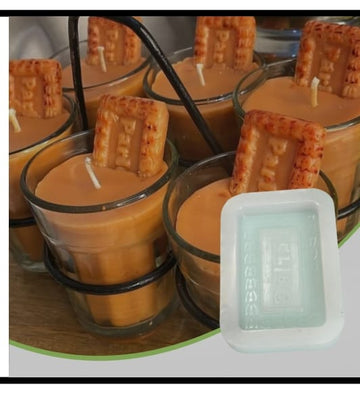 Parle-G Biscuit candle Mould