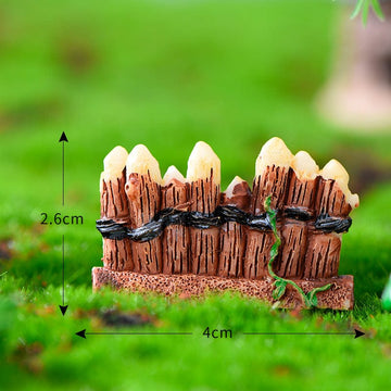 Wooden fence miniature
