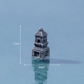 Gray tower miniature