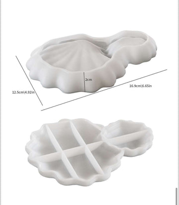 Dual shape Arabian Sea shel dish mould