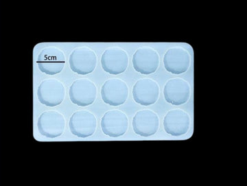 15 cavities 2 inch agate mould