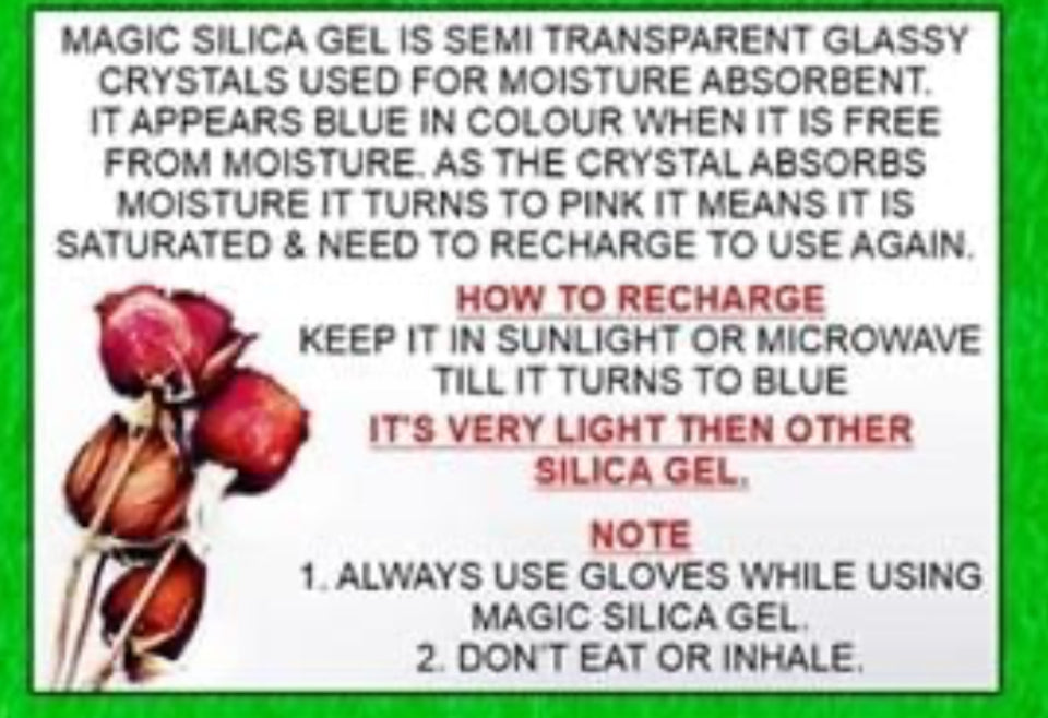 Magic silica gel