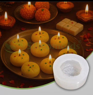 Peda Candle Mould - Mithai Mould