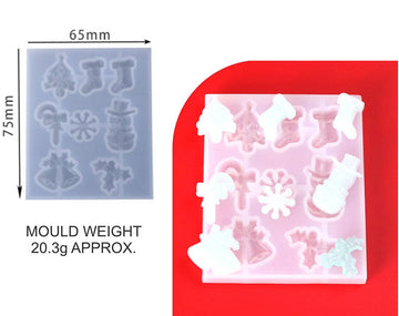 8 cavities Christmas Mould