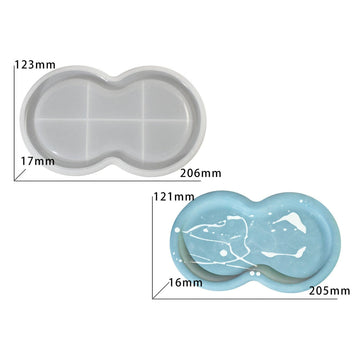 Wavy Round Trinket Tray Mould