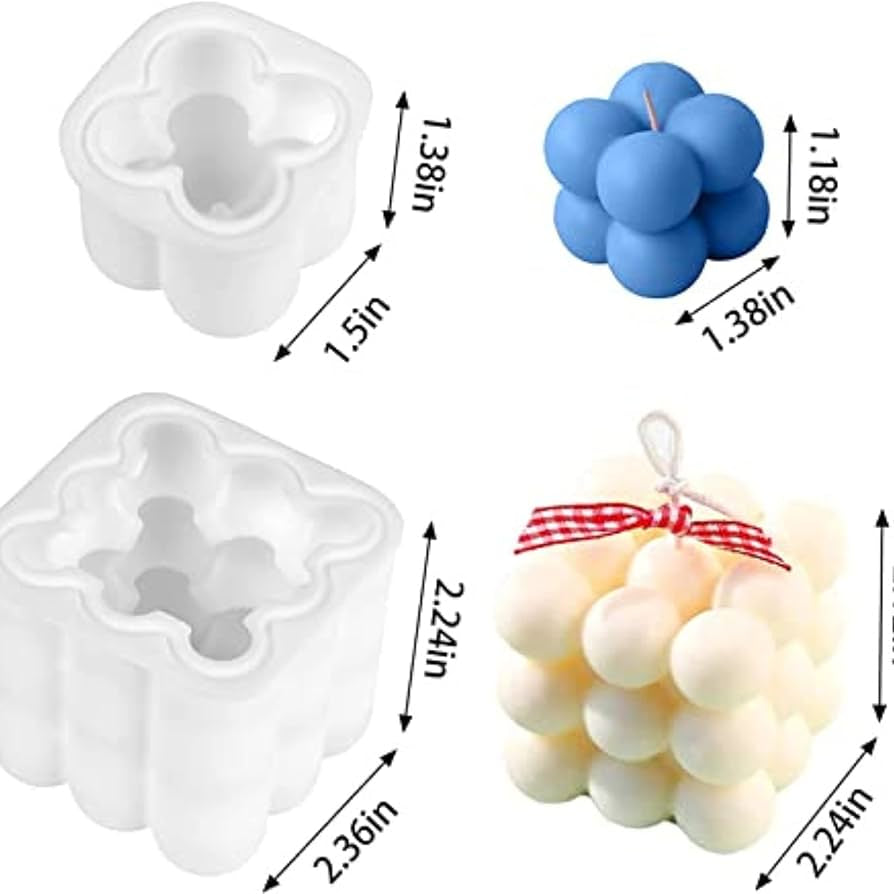 Small bubble candle mould