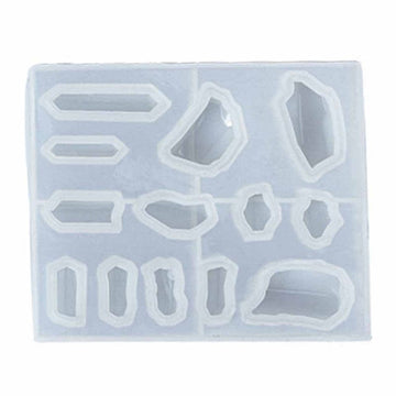 Geode Stone jewelry or keychain mould