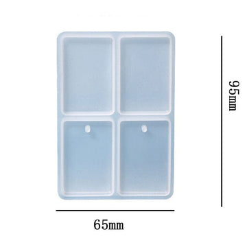 Rectangle coin plater or keychain mould
