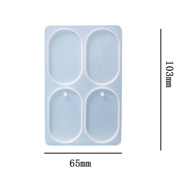 Oval coin plater or keychain mould