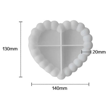 Heart bubble tray  mould