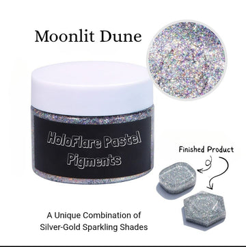 Silver Holo Flare Pastel Pigment