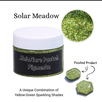 Light green Holo Flare Pastel Pigment