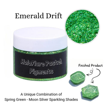 Dark Green Holo Flare Pastel Pigment