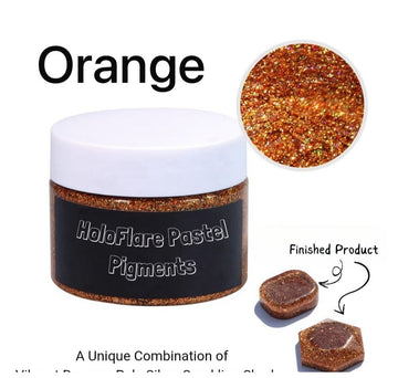 Orange Holo Flare Pastel Pigment