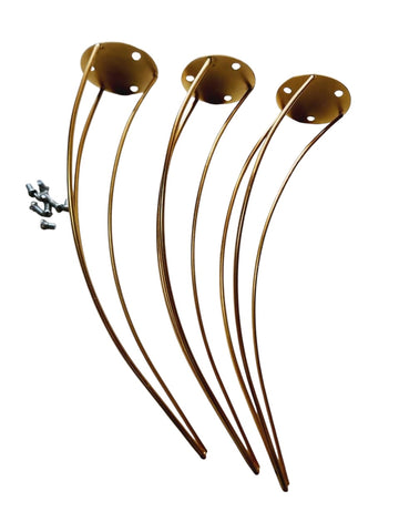 Metal table leg