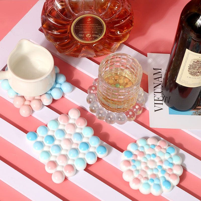 Square Bubble Coaster Mould