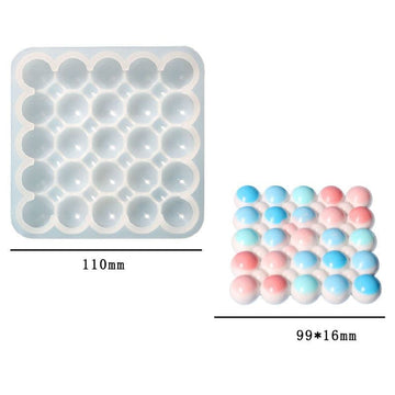 Square Bubble Coaster Mould