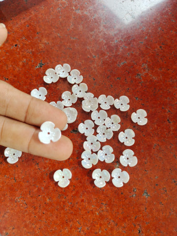 White Flower Beads