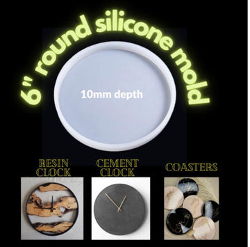 Plain round 6 inch