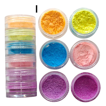 6 in 1 pearl mica set