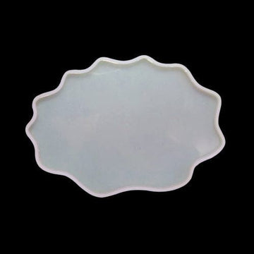 4 inch oval agate  coaster mould