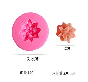 Mini lotus 3D flower mould