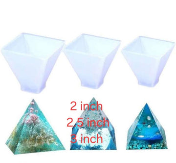 3 pieces piramid mould set