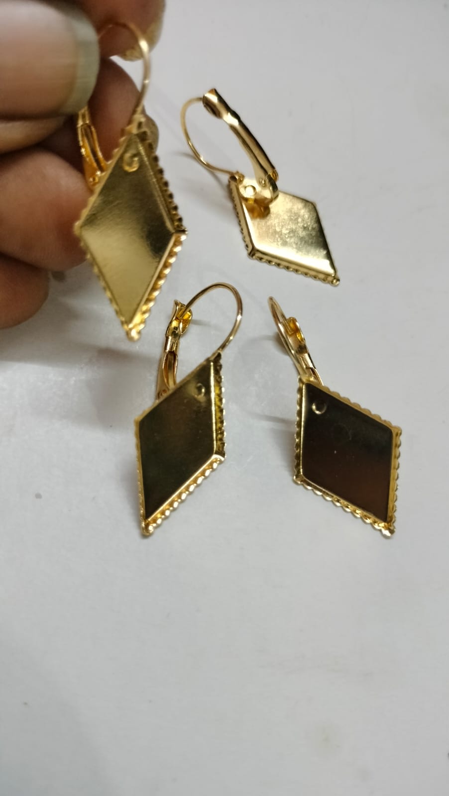 Small Earring Base For Resin