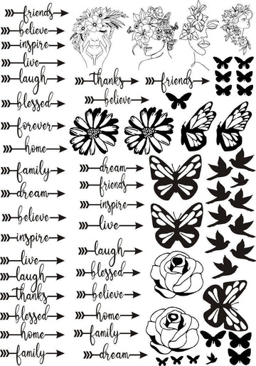 Arrow Words Insert sheet