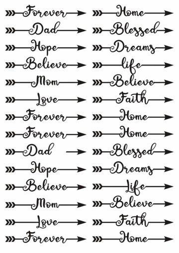 Arrow Quotes Insert sheet