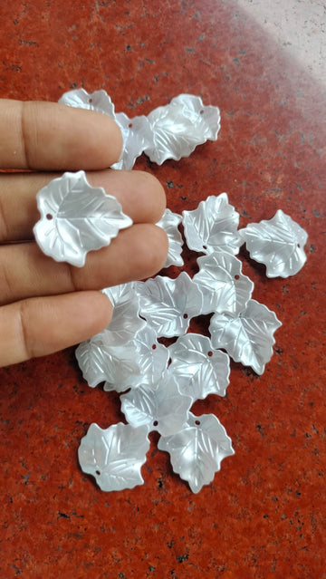 White Flower Beads