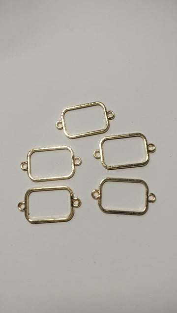 Rectangular rakhi or bracelet bezel design 1