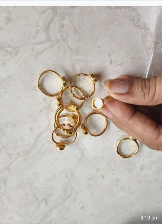 Round shape  ring base for resin