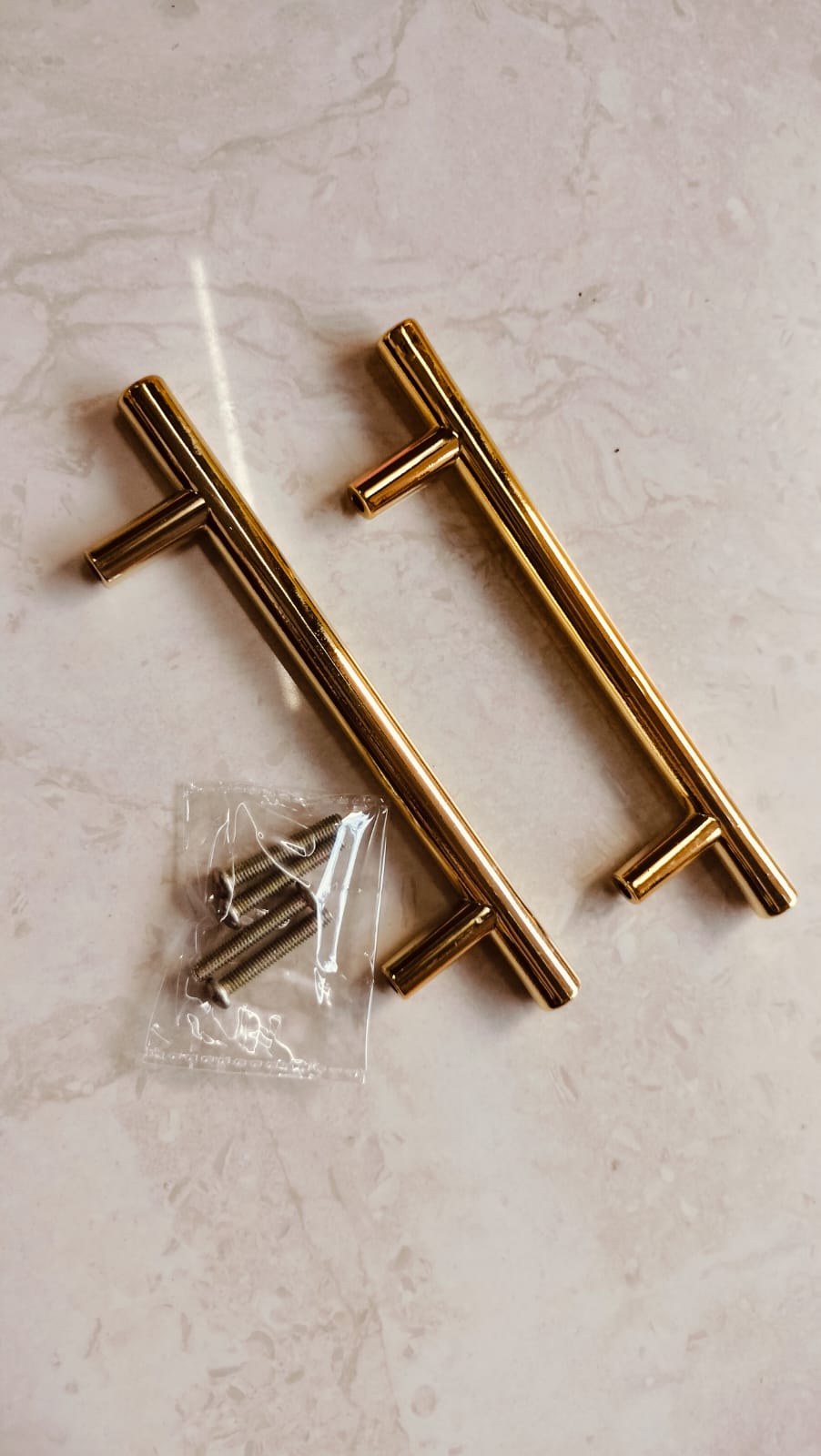 Golden Plastic Tray Handle