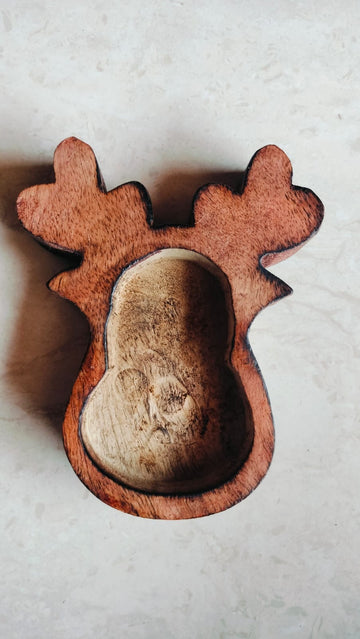 Wood Bowl for Candle