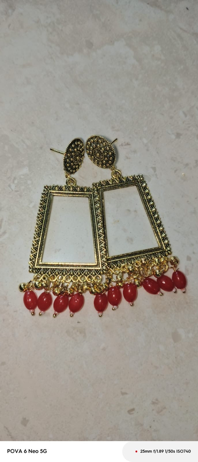Beads jhumka for resin