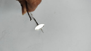 Kada Or Bracelet Base For Resin silver