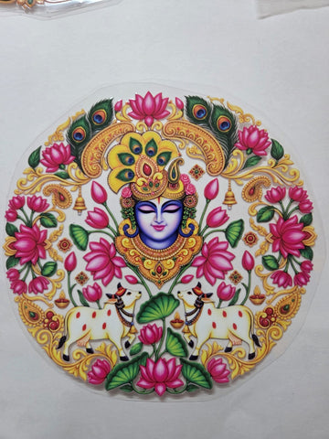 Uv Sticker thali design