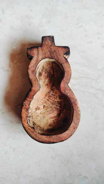 Wood Bowl for Candle