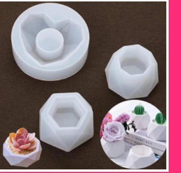 3 pieces T-light or vase mould set