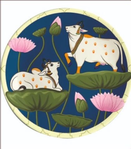 Pichwai Small color sticker