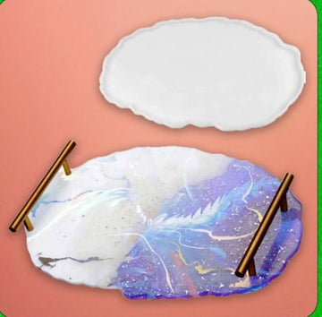 Oval agate tray mould