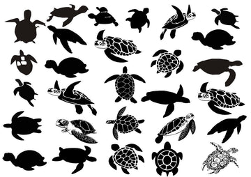 Sea Turtles Resin color sticker