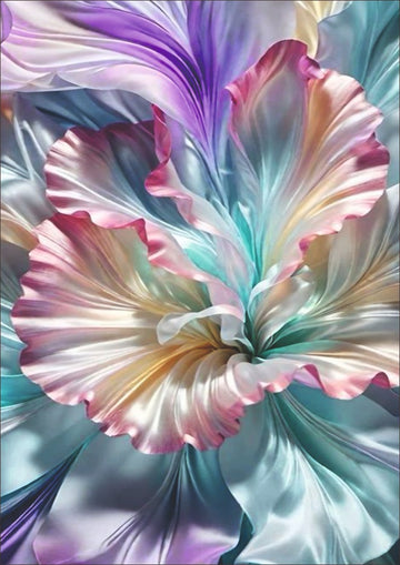 Wallpaper Flower Resin color sticker