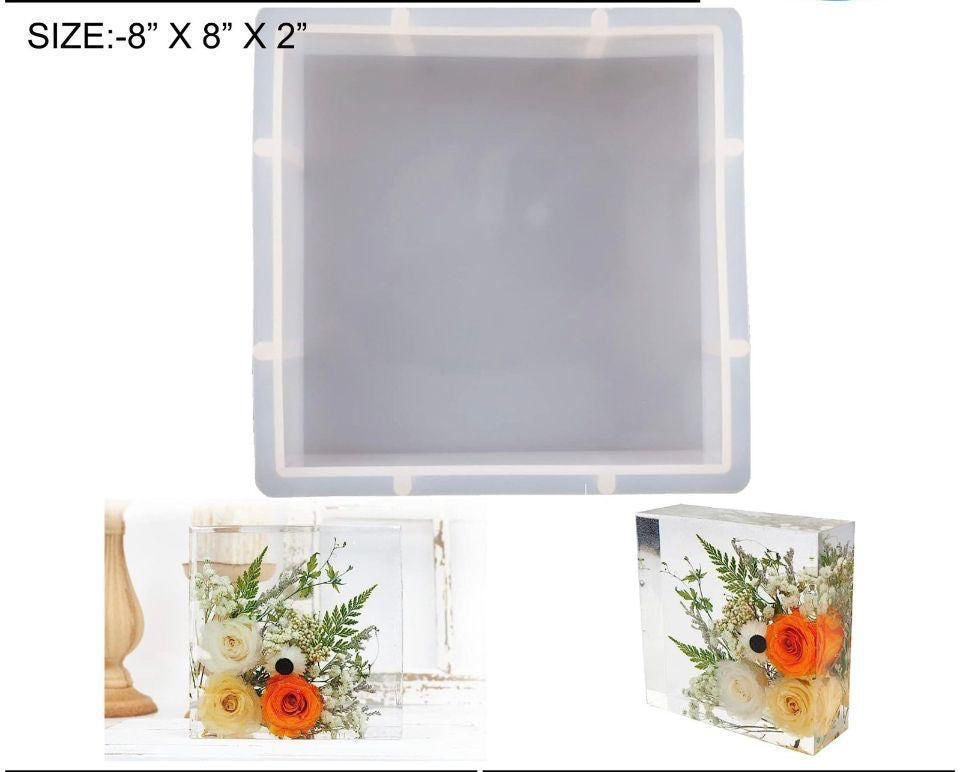 8 inch square deep casting mould